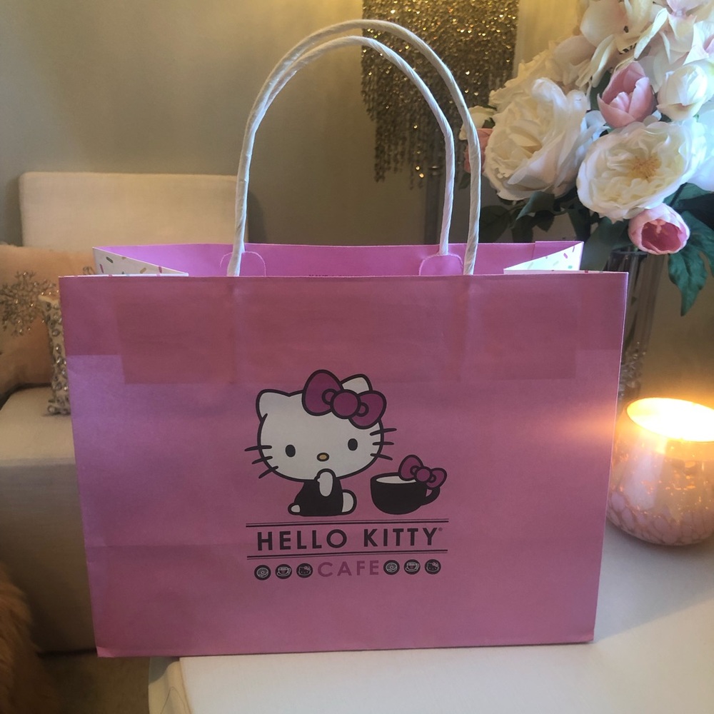 💗Excellent Condition Hello Kitty Cafe Shopping Bag